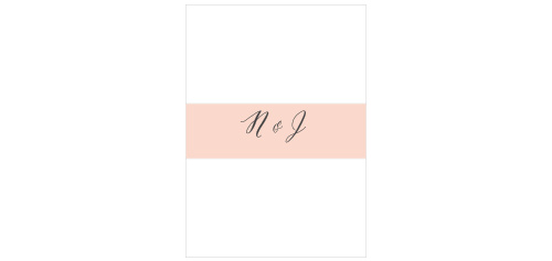 Watercolor Floral Belly Bands are a satisfying seal for your envelopes. 