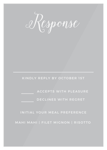 Make an impact with the Botanical Corners Clear Response Cards