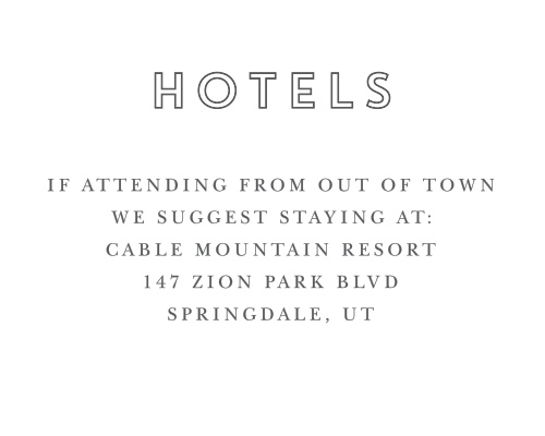 Provide your traveling guests with a place to stay with the Chalkboard Baptism Lodging Cards!