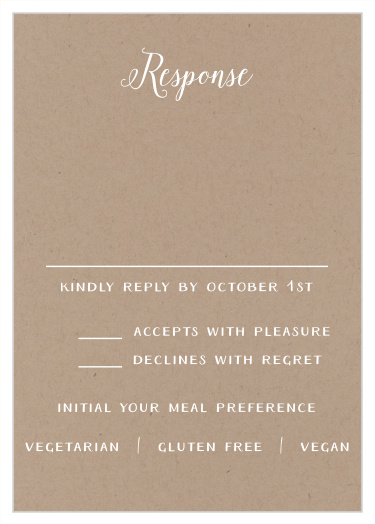 Know who's coming with matching Rustic Party Bat Mitzvah RSVP Cards.