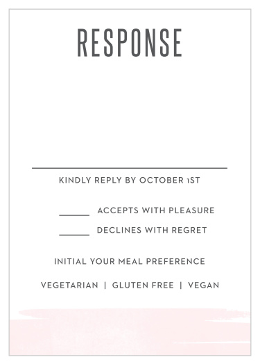 Plan the perfect celebration by sending your guests these Pleasant Paintbrush Bat Mitzvah RSVP Cards.