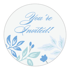 As beautiful as they are simple, Floral Star Bat Mitzvah Stickers can be used to decorate nearly anything related (or not, we won't tell) to your daughter's big day. 