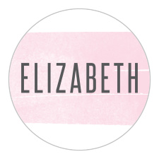 Add these Pleasant Paintbrush Bat Mitzvah Stickers to any item of your choosing, after customizing them with the full range of colors and fonts as the rest of the Pleasant Paintbrush suite.