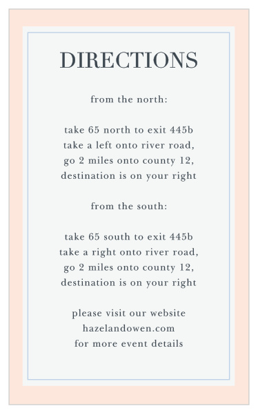 Direct guests to your enchanting event venue with the Pomegranate Bouquet Bat Mitzvah Direction Cards.