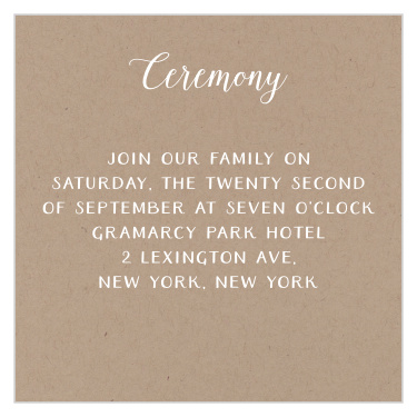 Tell them where the party is with Rustic Party Bat Mitzvah Reception Cards.