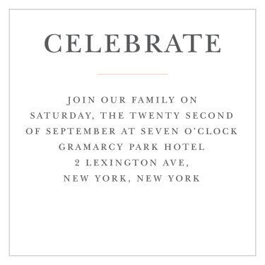 Gather everyone for the celebration with Thrilling Thirteen Bat Mitzvah Reception Cards. 