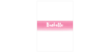 Keep your event set bundled with the Watercolor Ombre Bat Mitzvah Belly Band. A belly band is a long, thin strip that holds together the entire suite.