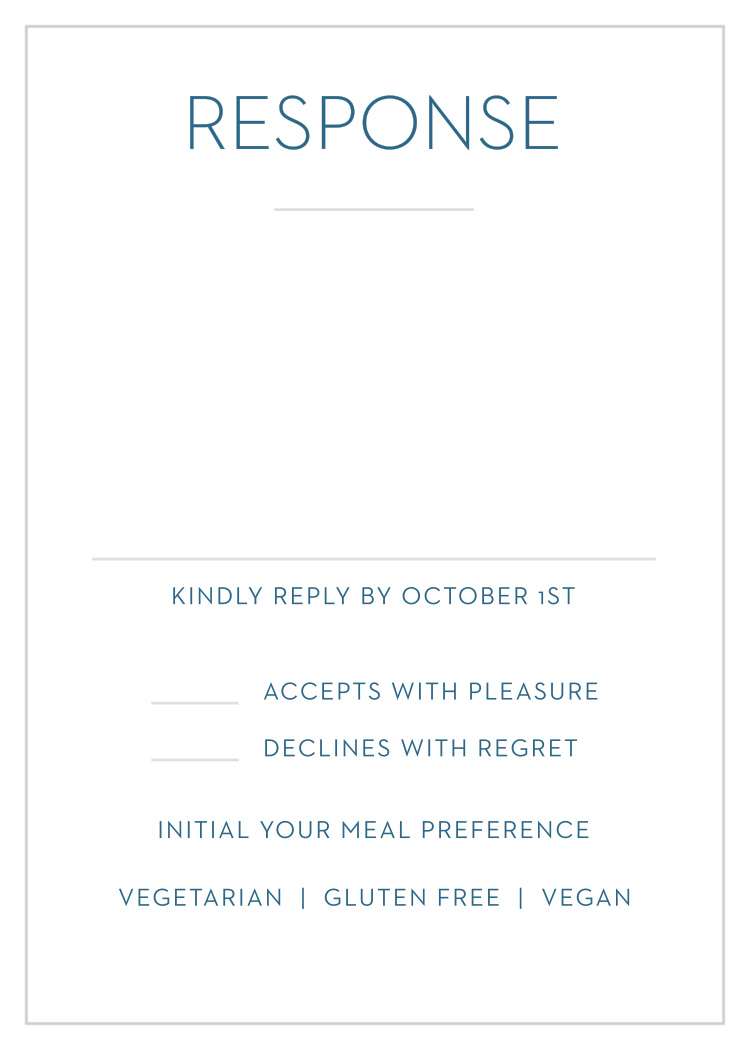 Mod Tallis Bar Mitzvah Response Cards