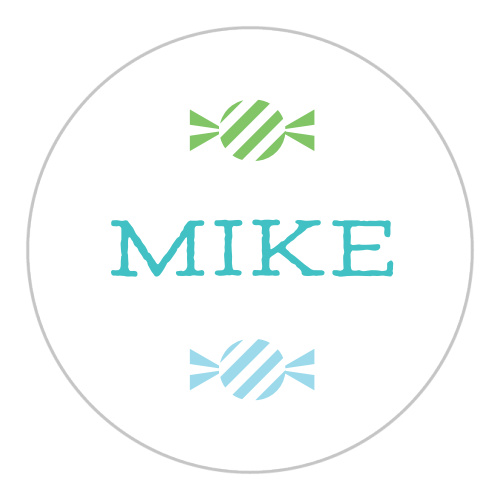 Place a memento of your son's big celebration anywhere you choose with our Candy Party Bar Mitzvah Stickers.