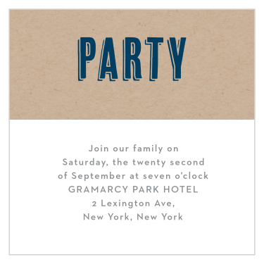 Create simple invites to your event ceremony with the Rustic Kraft Bar Mitzvah Ceremony Cards.