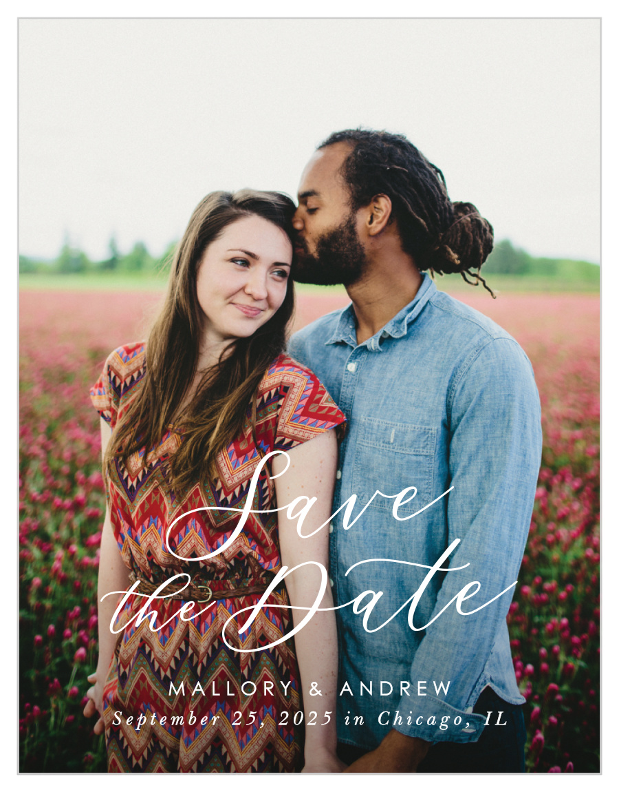Lovely Photo Save the Date Magnets