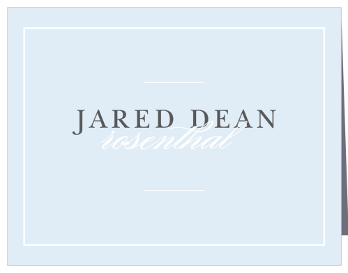 After all is said and done, ensure that your guests feel your appreciation for their attendance with Thrilling Thirteen Bar Mitzvah Thank You Cards.