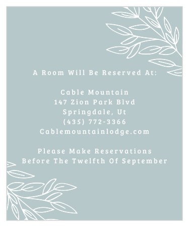 For your guests, recommend only the best local hotel with Lakeside Leaves Accommodation Cards.