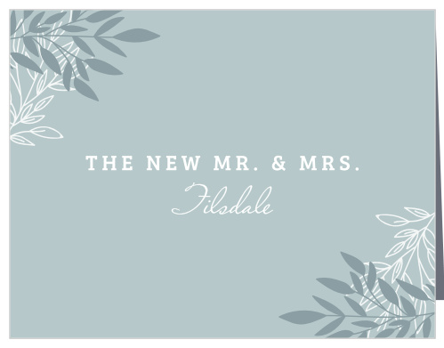 Our lovely Lakeside Leaves Thank You Cards are absolutely essential for expressing your appreciation after the wedding.