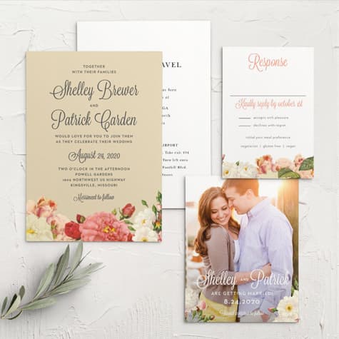 Le Jardinier Wedding Invitations