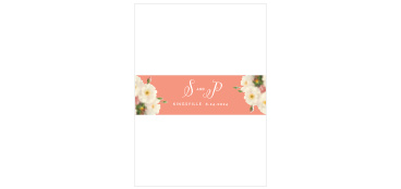 Add a little more class to your Wedding Invitations with the Le Jardinier Belly Bands.