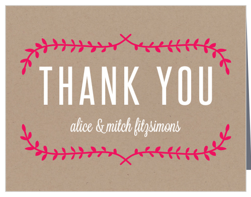 Make sure your guests understand how much you appreciate them with Simply Krafty Thank You Cards.