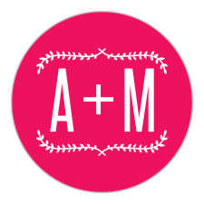 Simply Krafty Stickers feature a beautifully bright, pomegranate-pink background.