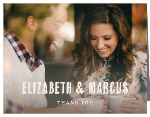 Make sure that your guests understand your appreciation in a tangible way with Do-Si-Do Thank You Cards.