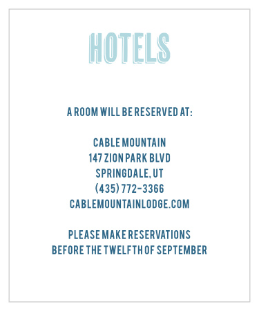 Help your guests find the perfect local hotel with Dream Big Accommodation Cards.