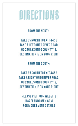 A multidimensional, soft blue title graces the top of our Dream Big Direction Cards.