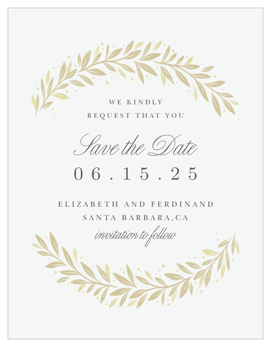 Modern Half Circle Save the Date Magnets