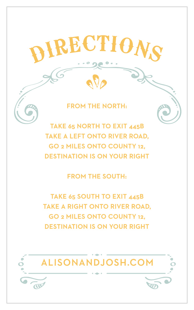 Cheerful Celebrations Direction Cards