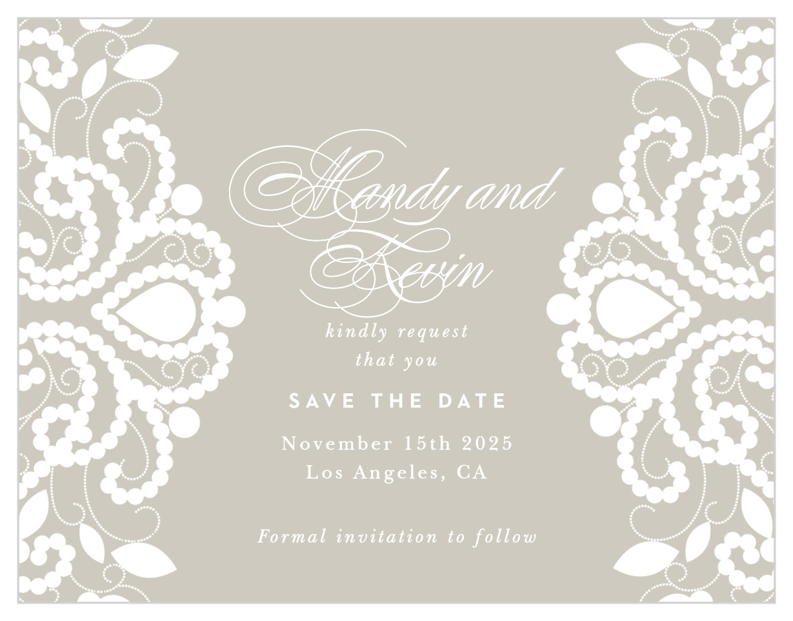 Old Fashioned Charm Save the Date Magnets