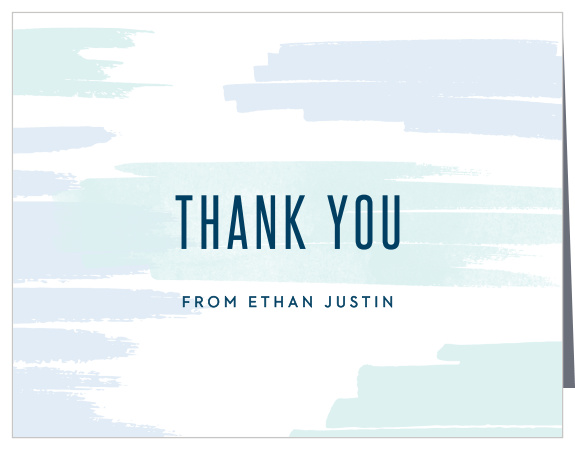 Your guests will appreciate the extra thought behind these Pleasant Paintbrush LDS Baptism Thank You Cards.