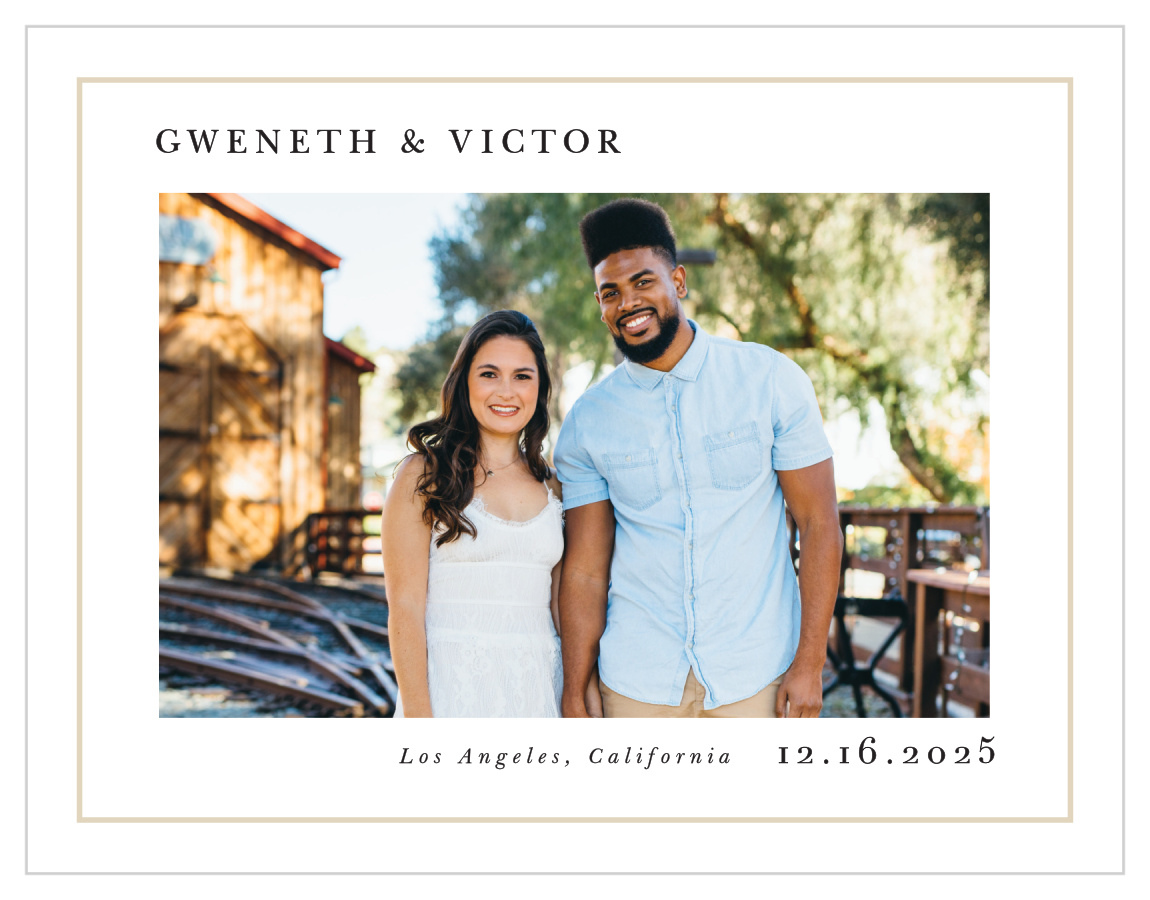 Forever Photo Save the Date Magnets