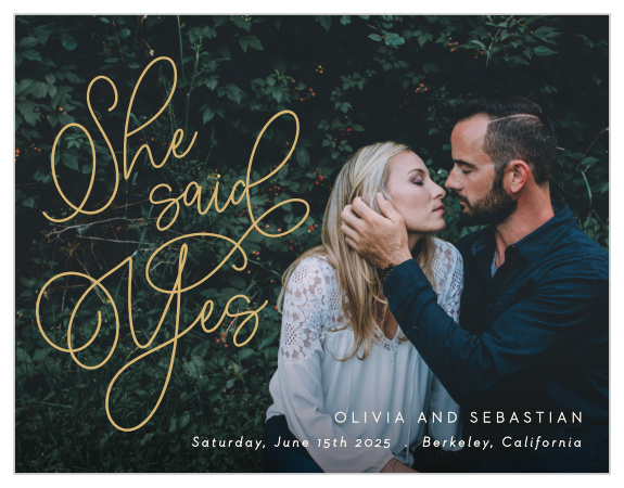 Make a magical impression with our Now & Forever Save the Date Magnets.