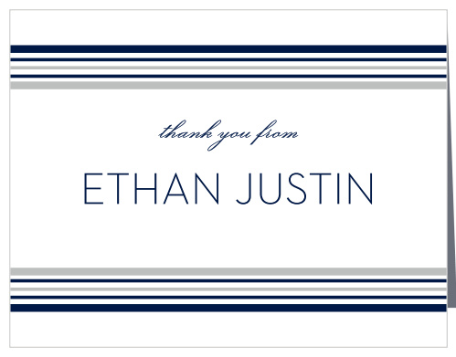 Make your appreciation tangible with these Tallis Foil LDS Baptism Thank You Cards.