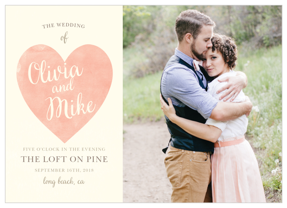 Simply in Love Wedding Invitations