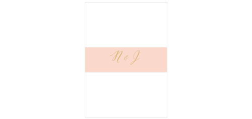 Watercolor Floral Foil Belly Bands are a satisfying seal for your envelopes.