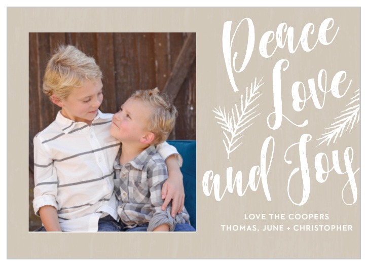 Use the White Pine Holiday Cards to send your holiday wishes to your friends and family.
