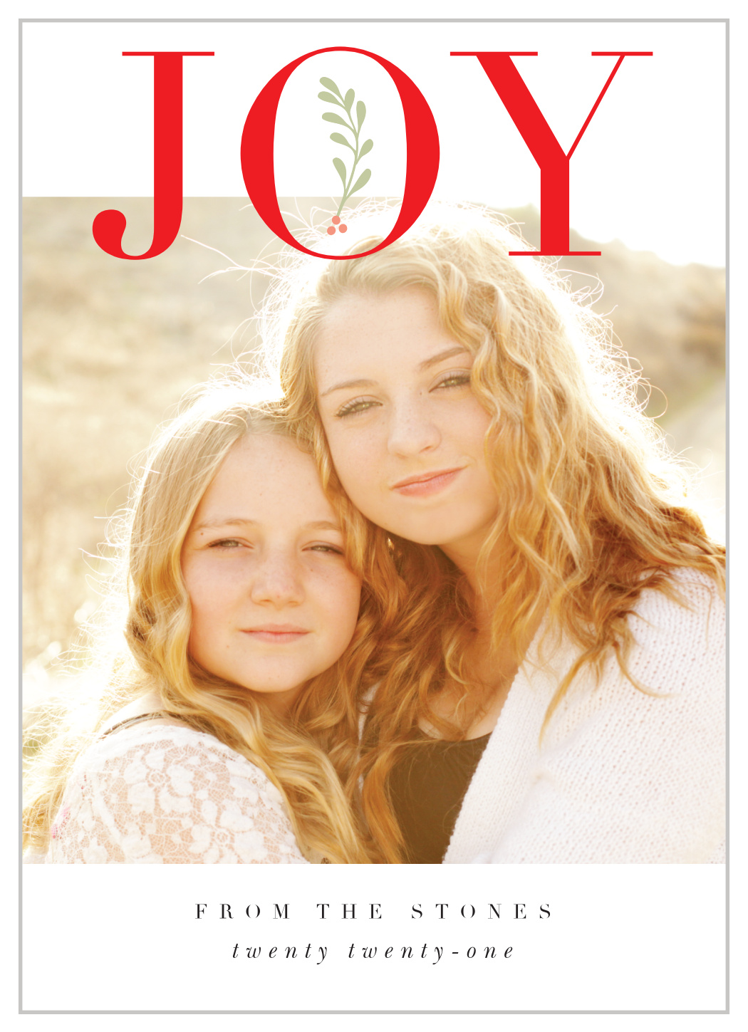 Simple Joy Holiday Cards