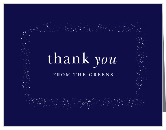 Let your family and friends know how much you appreciate them with the Shine Bright Holiday Thank You Cards