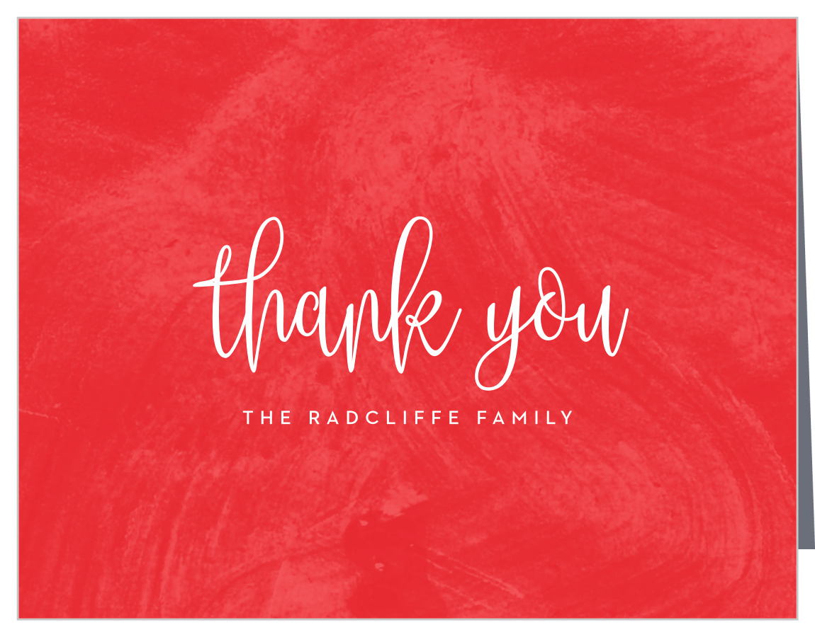 Whimsical Winter Holiday Thank You Cards