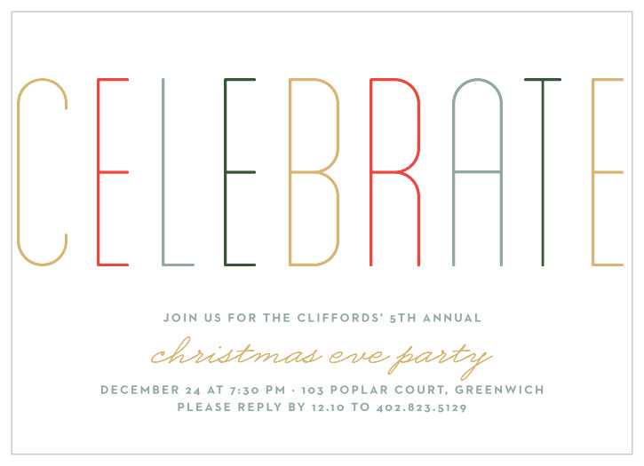 Do you want your holiday party to feel like a contemporary cocktail party, more than anything else?