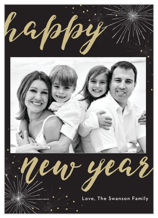 Our Festive Fireworks New Year Cards will help your family take off this special time of year.