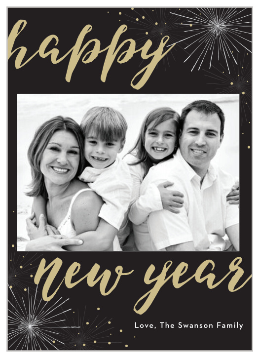Our Festive Fireworks New Year Cards will help your family take off this special time of year.