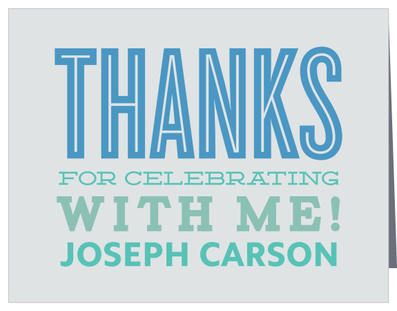 With a stack of our Bold Stack Thank You Cards, you can share your gratitude with every single guest.