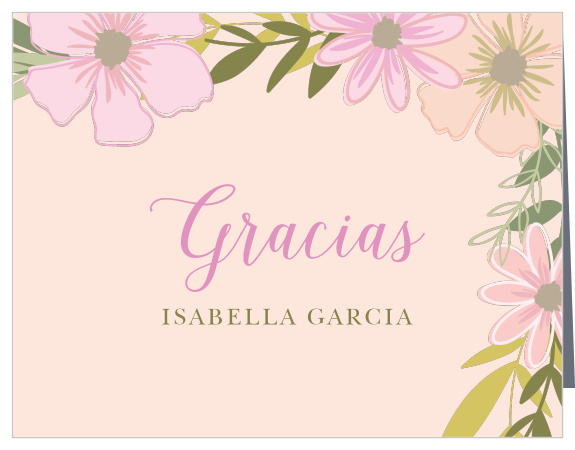 Pretty Posies Quinceañera Invitations by Basic Invite