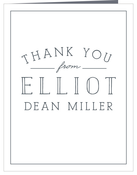 Make sure to share your appreciation for your guests with Memorably Modern LDS Baptism Thank You Cards.
