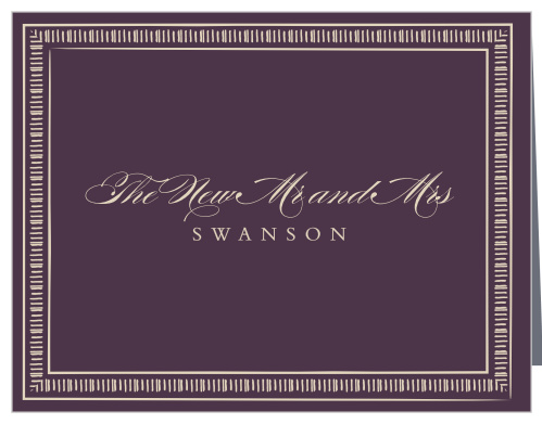 Give your guests the gift of gratitude they can hold with our Ornate Frame Thank You Cards.