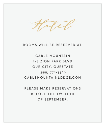 Help your guests find a comfortable place to stay for the duration of your festivities with our Minimalist Pennant Accommodation Cards.