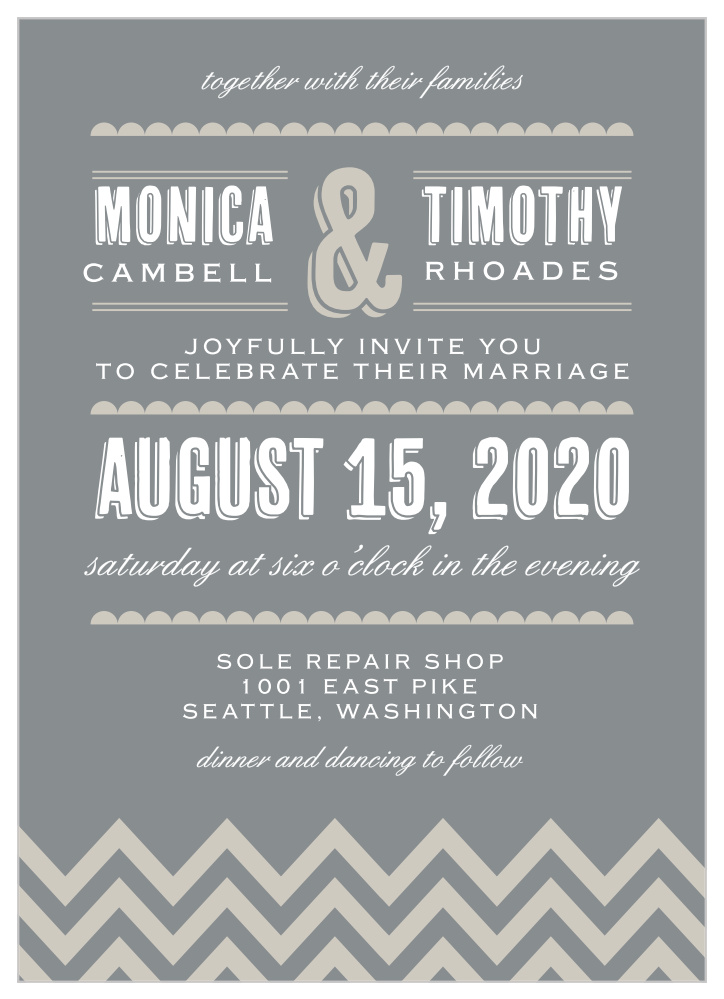 Place to Be Wedding Invitations