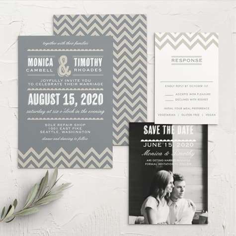 Place to Be Wedding Invitations
