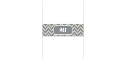 Place to Be Belly Bands are a gorgeous way to wrap up your wedding invitations for a stylish, classic look.