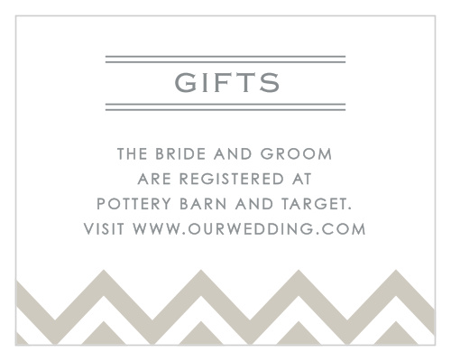 Ensure that you receive only the gifts that you actually want and need with our Place to Be Registry Cards.